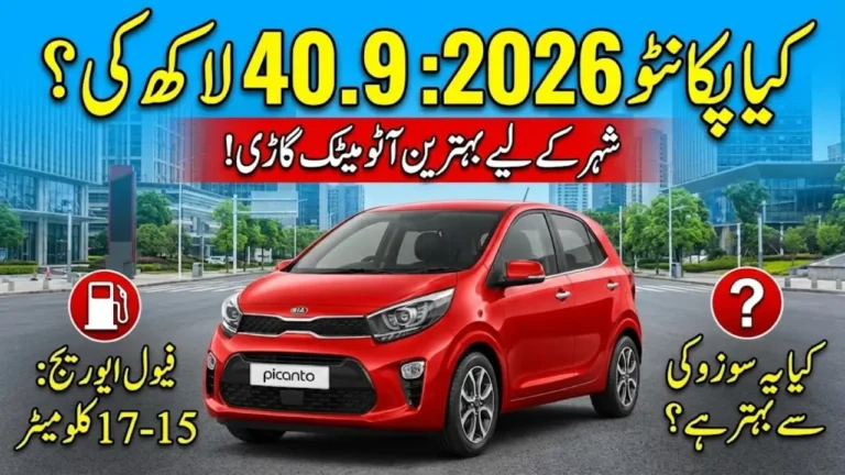 Kia Picanto 2026 Price In Pakistan, Latest Specs and Features