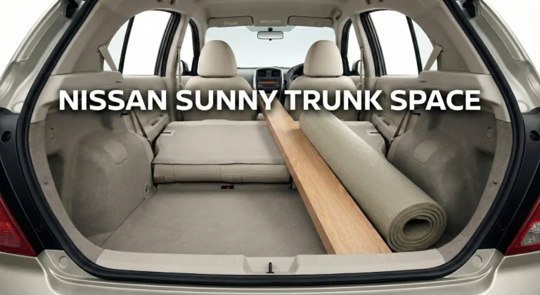 All About Nissan Sunny Trunk Space
