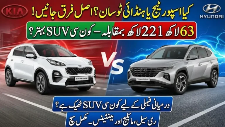 Kia Sportage vs Hyundai Tucson – Which SUV is Better in Pakistan?